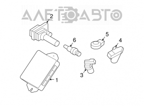 Блок EGI ECU компьютер двигателя Subaru b10 Tribeca