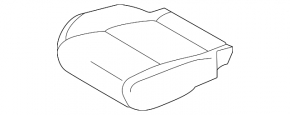Водительское сидение Nissan Rogue 21-22 без airbag, механическое, ткань серая US built
