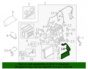 Радиатор отопителя печки Land Rover Range Rover 13-21