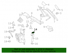 Крышка бачка омывателя Mercedes X164 GL W164 ML