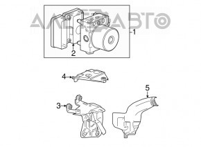 ABS АБС VW Passat b8 16-19 USA