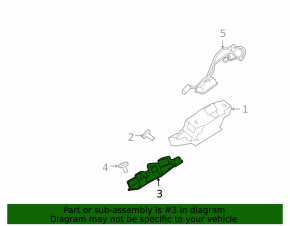 Крюк замка двери багажника Land Rover Range Rover Evoque 12-18