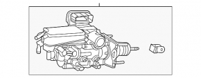 Головний гальмівний циліндр у зборі Toyota Sienna 21-26