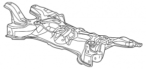 Подрамник передний Honda CRZ 11-13