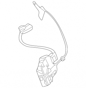 Замок лючка бензобака Hyundai Tucson 25-26 1.6T HEV, 2.5