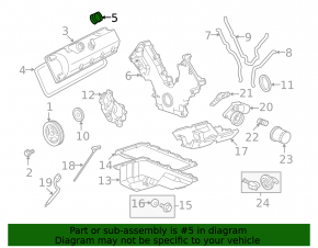 Крышка маслозаливной горловины Ford Explorer 16-19 3.5 T35PDED