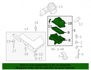 Корпус воздушного фильтра Nissan Maxima A36 16-23 3.5