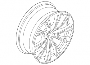 Диск колесный R21x9,5J BMW X3 G01 22-24 726 стиль