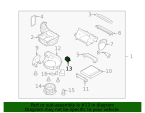 Резистор печки Subaru Outback 15-19