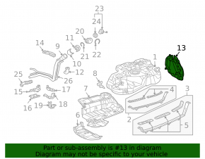 Защита бака Lexus RX400h 06-08