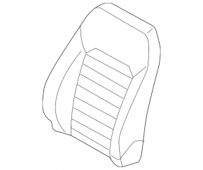 Водительское сидение Ford Fusion mk5 13-16 без airbag, кожа