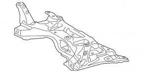Передній підрамник Toyota Prius C 12-19