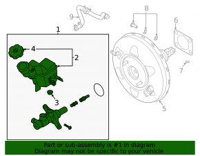 Главный тормозной цилиндр Kia K5 21-24 1.6T