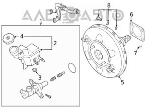 Главный тормозной цилиндр Kia K5 21-24 1.6T