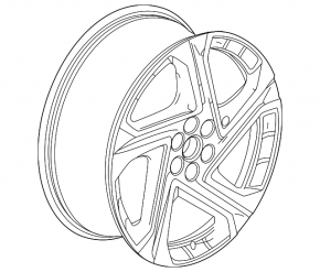 Диск колесный R21x9J Chevrolet Equinox EV 24-26