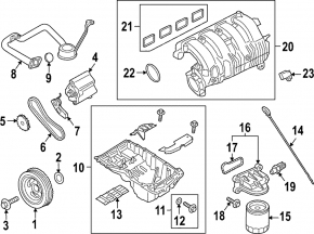 Щуп масляный Ford Mustang mk6 15-23 2.3Т