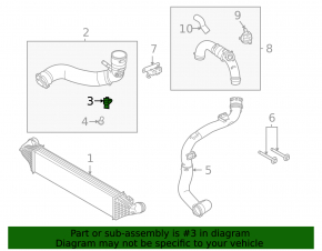 Map Sensor Ford Edge 19-24 2.0T