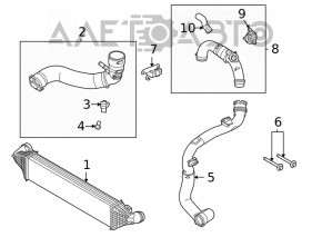 Map Sensor Ford Edge 19-24 2.0T