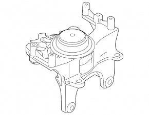 Подушка двигателя левая Mitsubishi Outlander 22-26 2.5