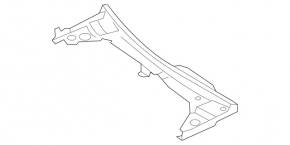 Воздухоприемник Mercedes C-class W205 300/350e/350h 15-18