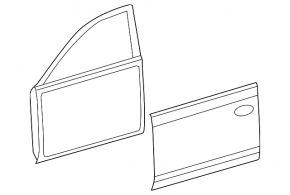 Двері в зборі передня права Toyota Camry v50 12-14 usa