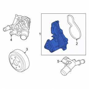 Помпа водяная Ford Escape MK4 20-22 1.5T