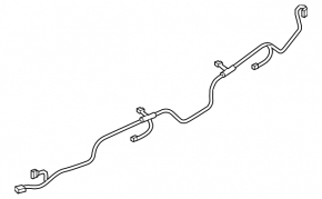 Проводка парктроників переднього бампера права Mazda CX-5 19-19