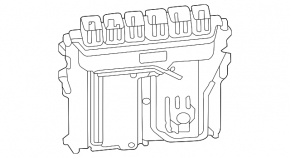 Блок ECU комп'ютер двигуна Land Rover Range Rover 19-21 3.0