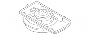 Сабвуфер Audi A4 B8 08-16