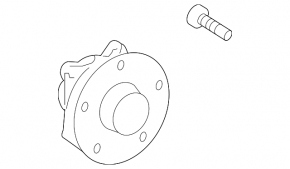 Ступиця передня права Lexus GS300 GS350 GS430 GS450h 06-11 rwd