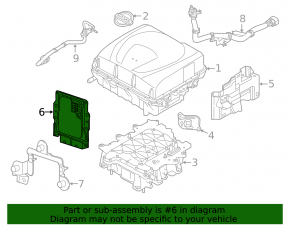 Блок ECU компьютер двигателя Nissan Leaf 13-14