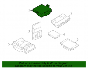 Gateway Control Unit Audi Q5 80A 18-24