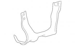 Кронштейн блока ECU компьютер двигателя Lexus RX350 10-15 2 части