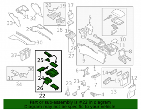 Накладка шифтера АКПП Mazda CX-5 17-24 с кнопкой MiDrive, царапины