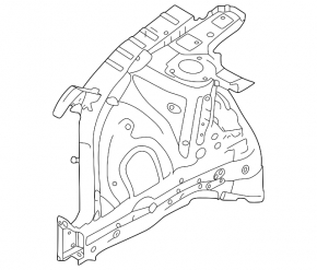 Чверть передня права Hyundai Tucson 22-24 1.6T HEV Korea