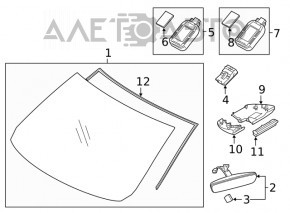 Лобовое стекло Mazda 6 18-21