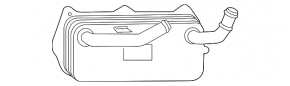 Охолоджувач масляний ДВС Audi A8 13-18 4.0