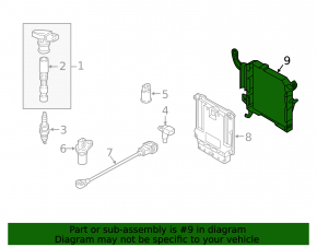 Кронштейн блока ECU Audi A4 B9 17-25