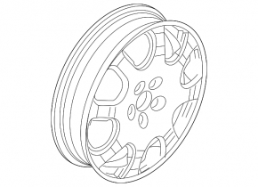 Диск колесный R20x8.5 Ford Explorer 11-17 тип 2 бордюрка