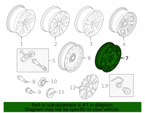 Диск колесный R20x8.5 Ford Explorer 11-17 тип 2 бордюрка