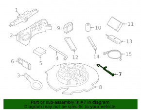 Ручка домкрата Land Rover Range Rover Velar 18-23