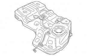 Топливный бак Kia Sorento 19-20