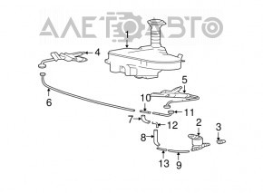 Заглушка омывателя фар правая Lexus GS300 GS350 GS430 GS450h 06-11
