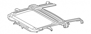 Люк у зборі Toyota Prius 50 16-20 сіра шторка