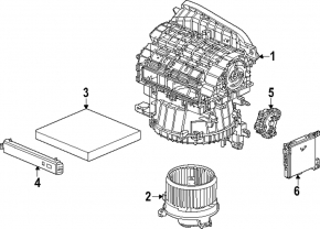 Блок управления климатом Honda CRV 23-26