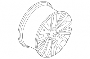 Диск колісний R19 x 9J ET48 BMW X5 F15 14-18 448 стиль, легка бордюрка