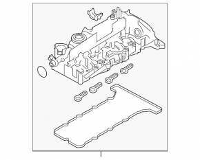 Кришка клапанна BMW 3 F30 12-18 2.0 N47