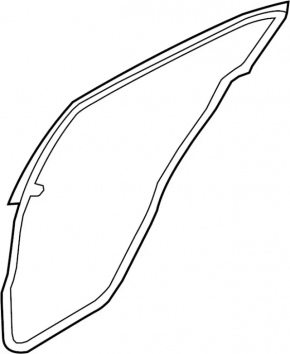 Уплотнитель двери задней правой Infiniti G25 G35 G37 4d 06-15