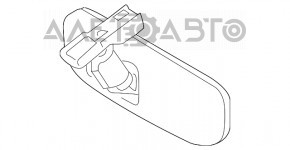 Зеркало внутрисалонное Lexus RX350 RX450h 16-22 автозатемнение, Home link, без камеры