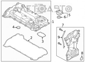 Кришка клапанна Hyundai Sonata 20-26 2.5